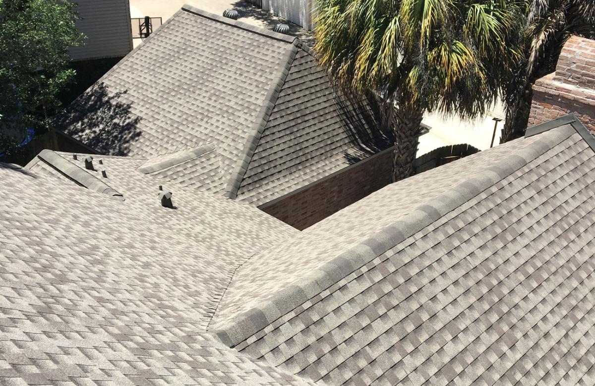 Residential roof installation project showcasing Houston Strong Roofing quality and professional results