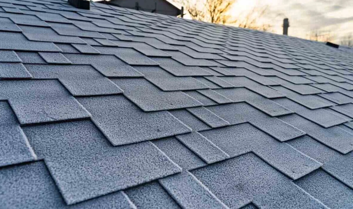 Completed Houston Strong Roofing residential roof replacement showing clean shingle lines