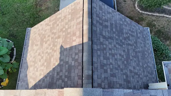 Four-way vent on an 8/12 slope in Houston