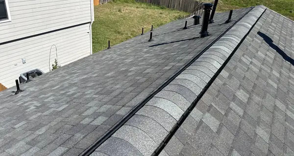 Replaced roof slope with new 3-in-1 pipe boots in south Houston