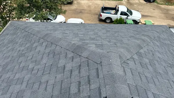 New box vents on a replaced roof in Houston, TX
