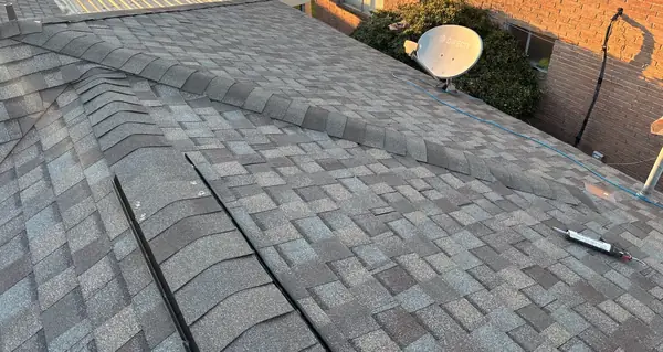 Driftwood laminate roof on a one-story Channelview home in 77530