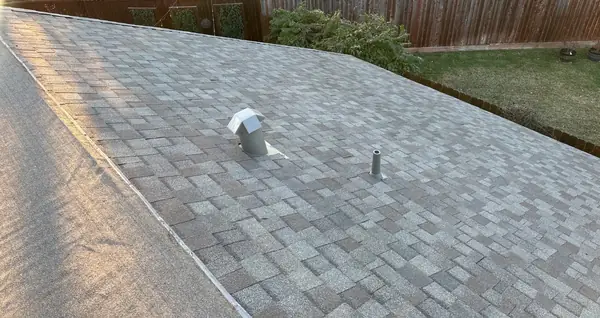 Ridge vent and replaced exhaust jacks on the main slope