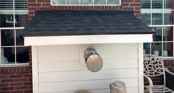 Pool house roofed to match the main house in Richmond, TX