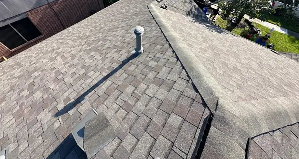 Ridge and rear slope after replacement, Humble 77346