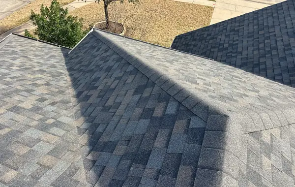 Hip intersection on the new roof