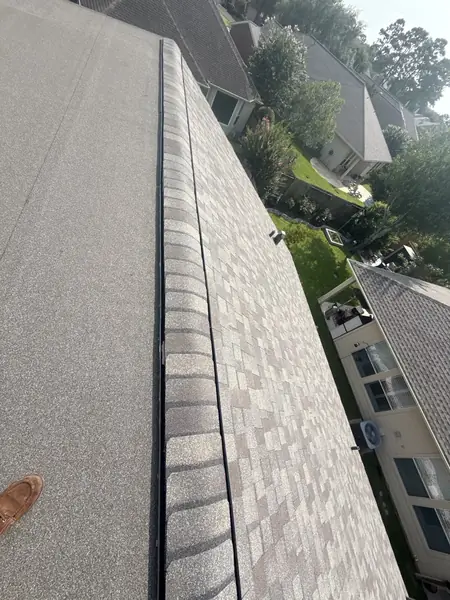 Rear slope of a replaced roof in Pearland