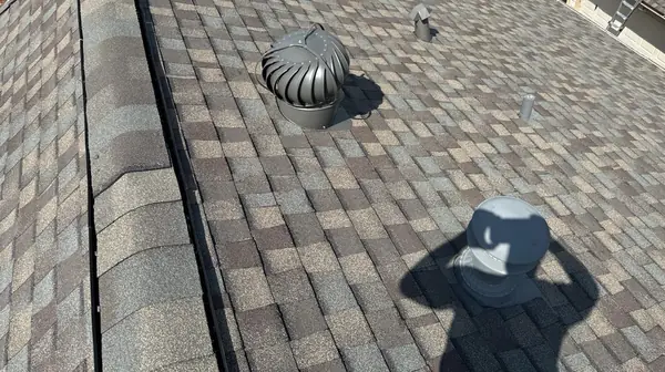 Replaced turbine vent on the main slope