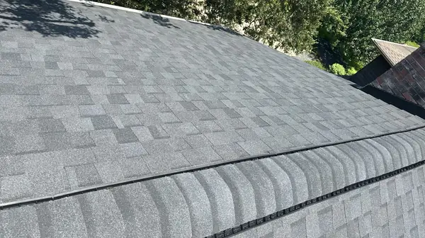 Rear slope of a replaced roof in Houston 77019