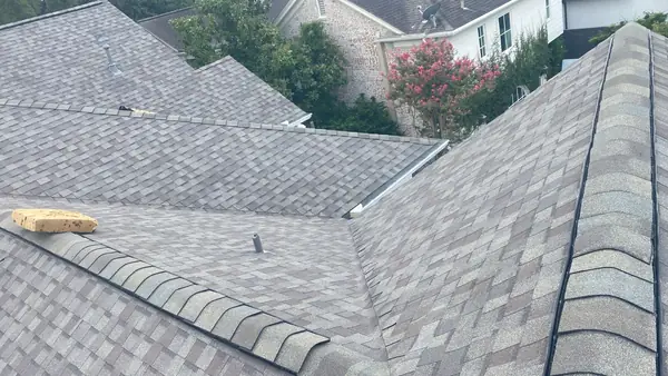 Rear slope of a replaced roof in Houston 77019