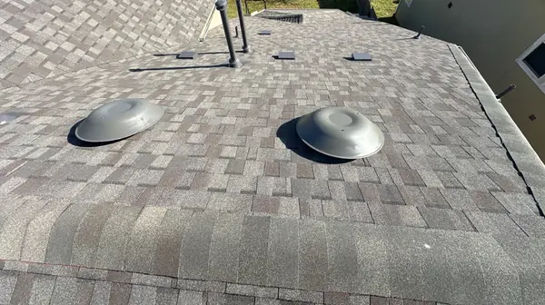 Replaced dome vents on the rear slope