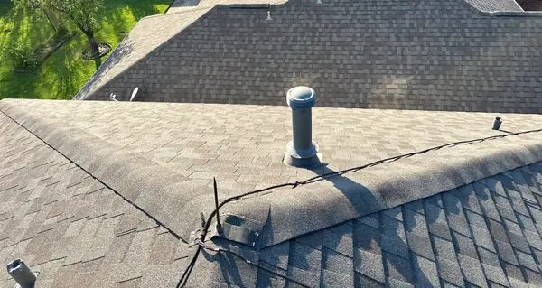 Replaced vent with the satellite cable sealed on the new roof