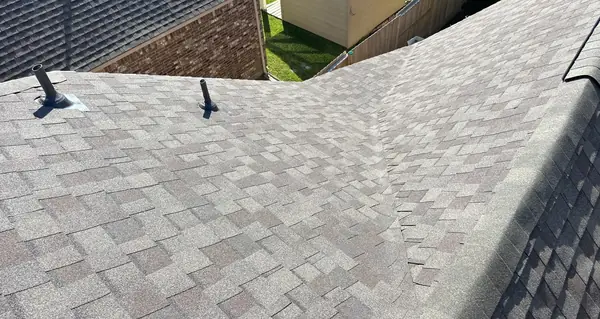 New pipe jacks on a replaced League City, TX roof