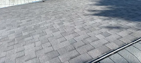 Front of an Alvin home after a July 2025 storm restoration roof
